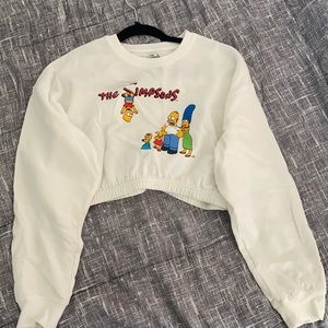 Simpsons Crop top sweater
